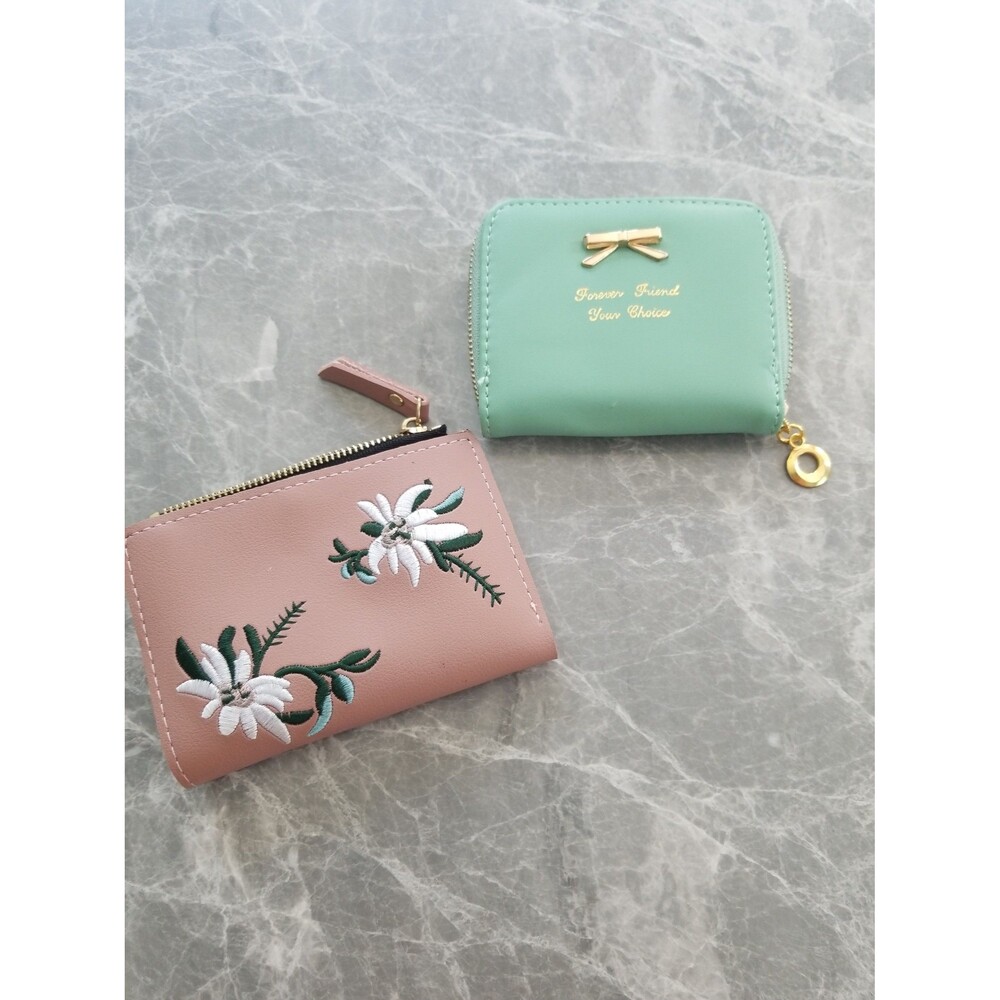 Small wallet and small change purse